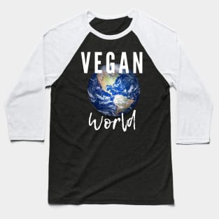 VEGAN World Baseball T-Shirt